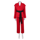 John Wick: Ballerina 2025 Eve Macarro Women Red Taekwondo Uniform Cosplay Costume