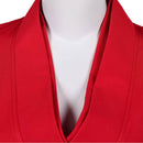 John Wick: Ballerina 2025 Eve Macarro Women Red Taekwondo Uniform Cosplay Costume