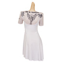 John Wick: Ballerina 2025 Eve Macarro Women White Dance Dress Outfit Cosplay Costume
