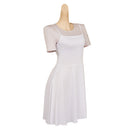 John Wick: Ballerina 2025 Eve Macarro Women White Dance Dress Outfit Cosplay Costume