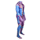 JoJo's Bizarre Adventure Star Platinum Purple Jumpsuit Carnival Halloween Cosplay Costume