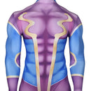 JoJo's Bizarre Adventure Star Platinum Purple Jumpsuit Carnival Halloween Cosplay Costume