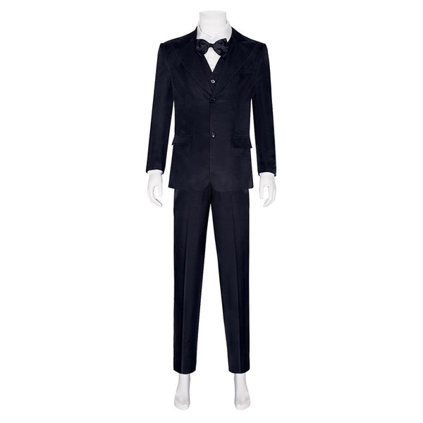 Joker: Folie à Deux (2024) Movie Arthur Fleck Black Suit Party Carnival Halloween Cosplay Costume