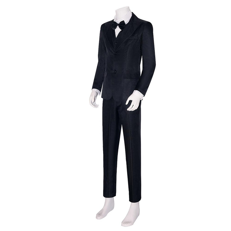 Joker: Folie à Deux (2024) Movie Arthur Fleck Black Suit Party Carnival Halloween Cosplay Costume