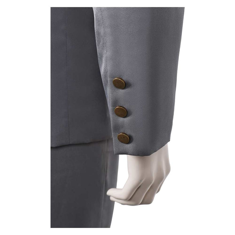 Joker: Folie à Deux (2024) Movie Arthur Fleck Grey Suit Party Carnival Halloween Cosplay Costume