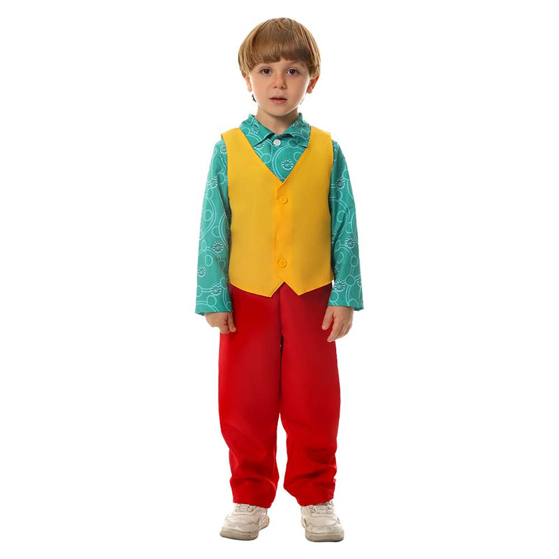 Joker: Folie à Deux (2024) Movie Arthur Fleck Kids Children Joker Suit With Wig Cosplay Costume