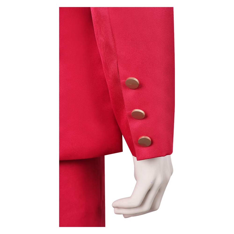 Joker: Folie à Deux (2024) Movie Arthur Fleck Red Outfit Party Carnival Halloween Cosplay Costume