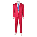 Joker: Folie à Deux (2024) Movie Arthur Fleck Red Outfit Party Carnival Halloween Cosplay Costume