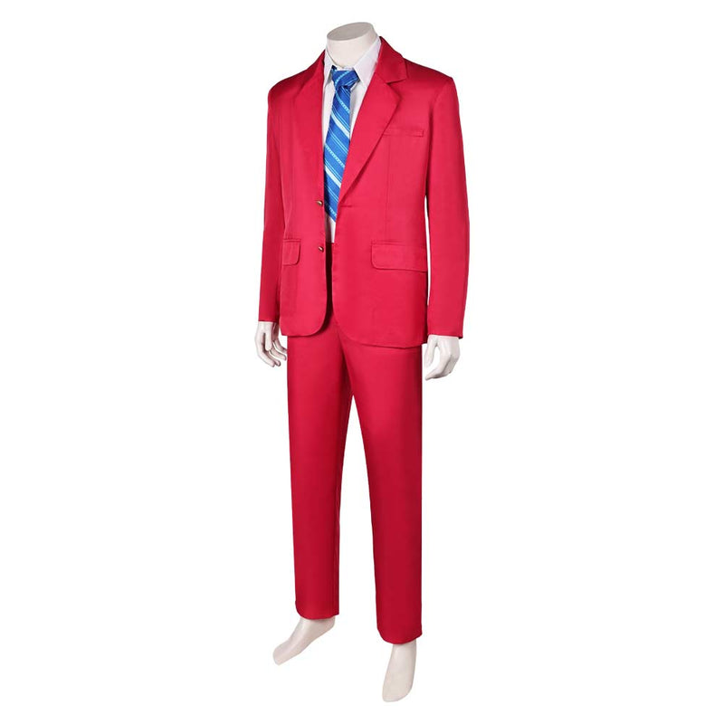 Joker: Folie à Deux (2024) Movie Arthur Fleck Red Outfit Party Carnival Halloween Cosplay Costume