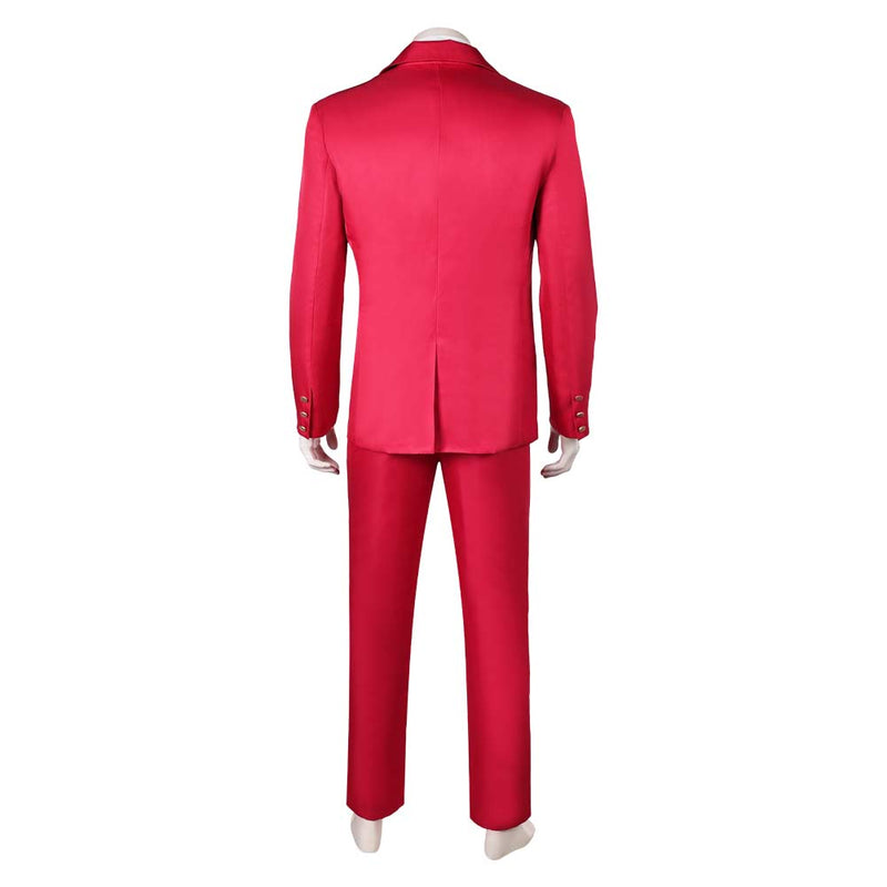 Joker: Folie à Deux (2024) Movie Arthur Fleck Red Outfit Party Carnival Halloween Cosplay Costume