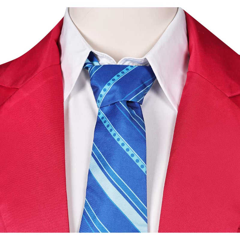 Joker: Folie à Deux (2024) Movie Arthur Fleck Red Outfit Party Carnival Halloween Cosplay Costume