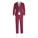 Joker: Folie à Deux (2024) Movie Arthur Fleck Red Suit Party Carnival Halloween Cosplay Costume