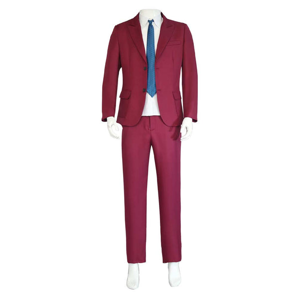 Joker: Folie à Deux (2024) Movie Arthur Fleck Red Suit Party Carnival Halloween Cosplay Costume