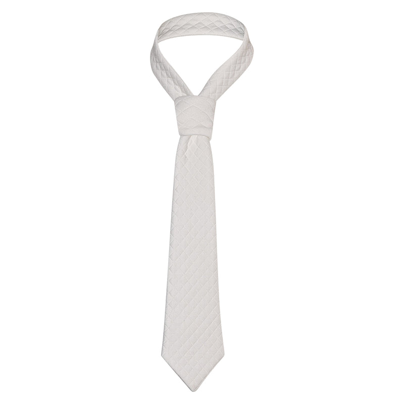 Joker: Folie à Deux (2024) Movie Arthur Fleck White Cosplay Necktie Halloween Carnival Costume Accessories