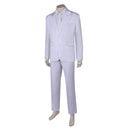 Joker: Folie à Deux (2024) Movie Arthur Fleck White Outfit Party Carnival Halloween Cosplay Costume