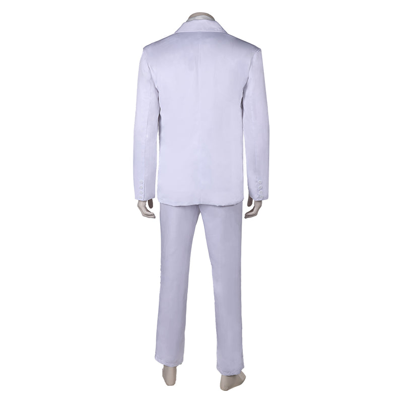 Joker: Folie à Deux (2024) Movie Arthur Fleck White Outfit Party Carnival Halloween Cosplay Costume