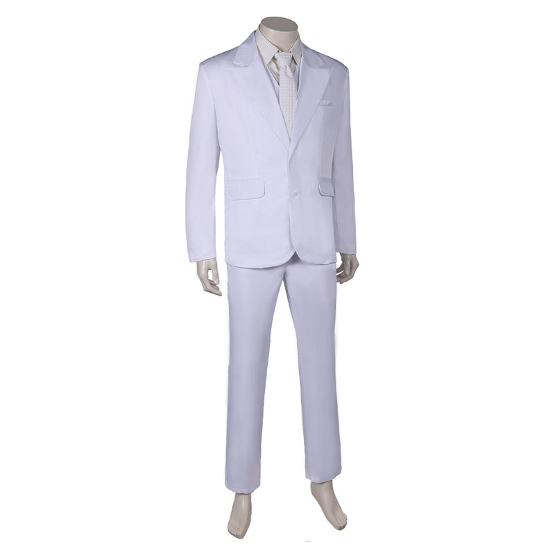 Joker: Folie à Deux (2024) Movie Arthur Fleck White Outfit Party Carnival Halloween Cosplay Costume