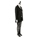 Joker: Folie à Deux (2024) Movie Harley Quinn Women Black Dress Outfit Cosplay Costume