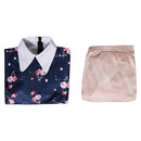 Joker: Folie à Deux (2024) Movie Harley Quinn Women Floral Dress Party Carnival Halloween Cosplay Costume