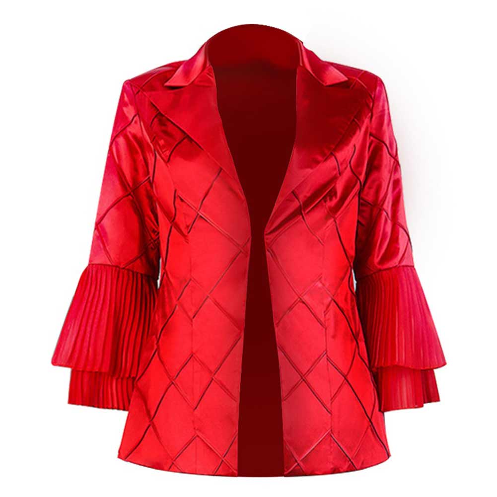 Joker: Folie à Deux (2024) Harley Quinn Women Red Coat Party Carnival Halloween Cosplay Costume main image 1