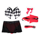 Joker: Folie à Deux (2024) Movie Harley Quinn Women Red Sexy Suit Cosplay Costume Original Design