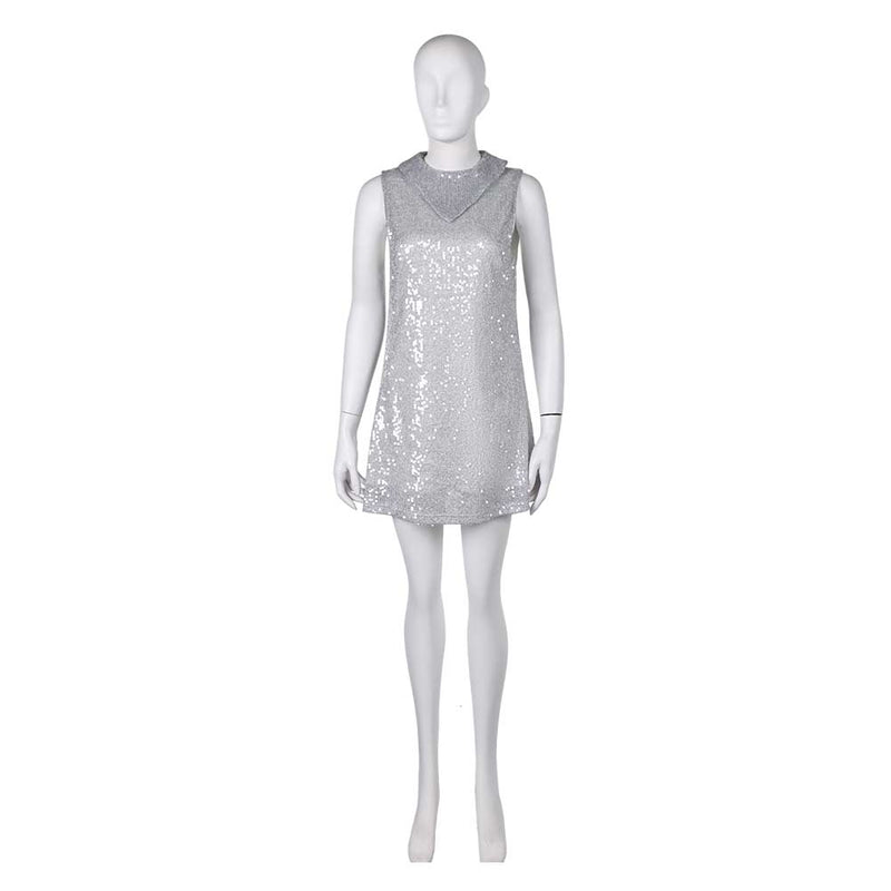 Joker: Folie à Deux (2024) Movie Harley Quinn Women Sequin Dress Cosplay Costume