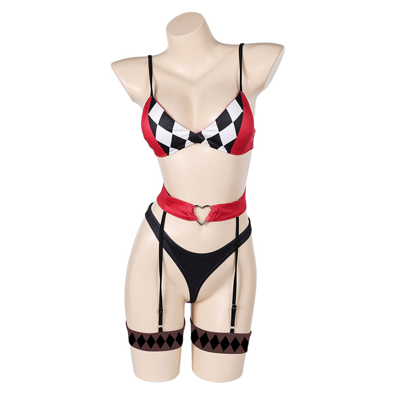 Joker: Folie Deux (2024) Harley Quinn Women Sexy Lingerie Cosplay Costume Original Design Joker: Folie Deux (2024) Harley Quinn Women Sexy Lingerie Cosplay Costume Original Design