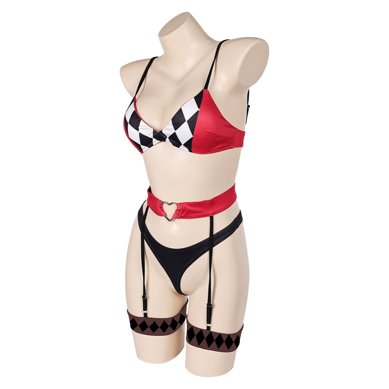 Joker: Folie Deux (2024) Harley Quinn Women Sexy Lingerie Cosplay Costume Original Design Joker: Folie Deux (2024) Harley Quinn Women Sexy Lingerie Cosplay Costume Original Design