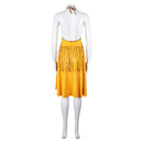 Joker: Folie à Deux (2024) Movie Harley Quinn Women Yellow Dress Cosplay Costume