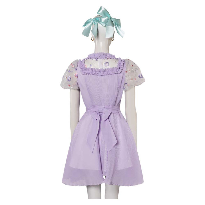 K-12 Movie Crybaby Women Purple Dress Party Carnival Halloween Cosplay Costume