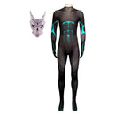 Kaiju No. 8 Anime Kafka Hibino Black Jumpsuit With Mask Party Carnival Halloween Cosplay Costume