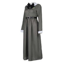 Kaiju No. 8 Anime Kikoru Shinomiya Women Grey Dress Party Carnival Halloween Cosplay Costume