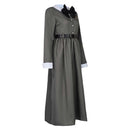 Kaiju No. 8 Anime Kikoru Shinomiya Women Grey Dress Party Carnival Halloween Cosplay Costume
