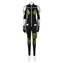 Kaiju No. 8 Anime Mina Ashiro Women Black Jumpsuit Party Carnival Halloween Cosplay Costume