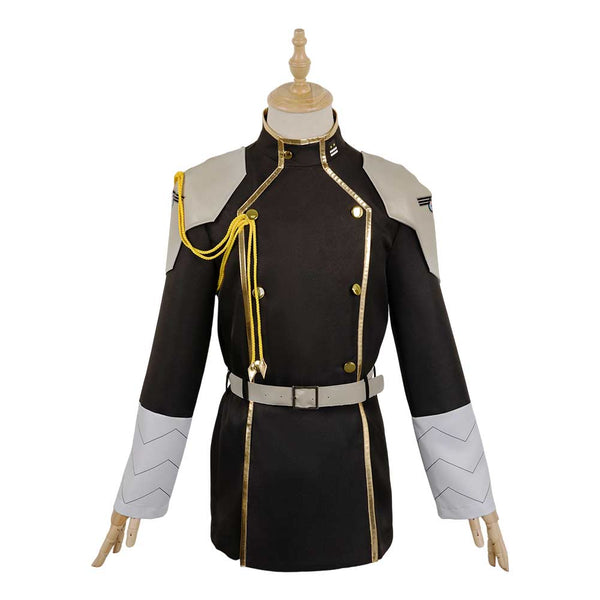 Kaiju No. 8 Anime Soshiro Hoshina Black Coat Party Carnival Halloween Cosplay Costume