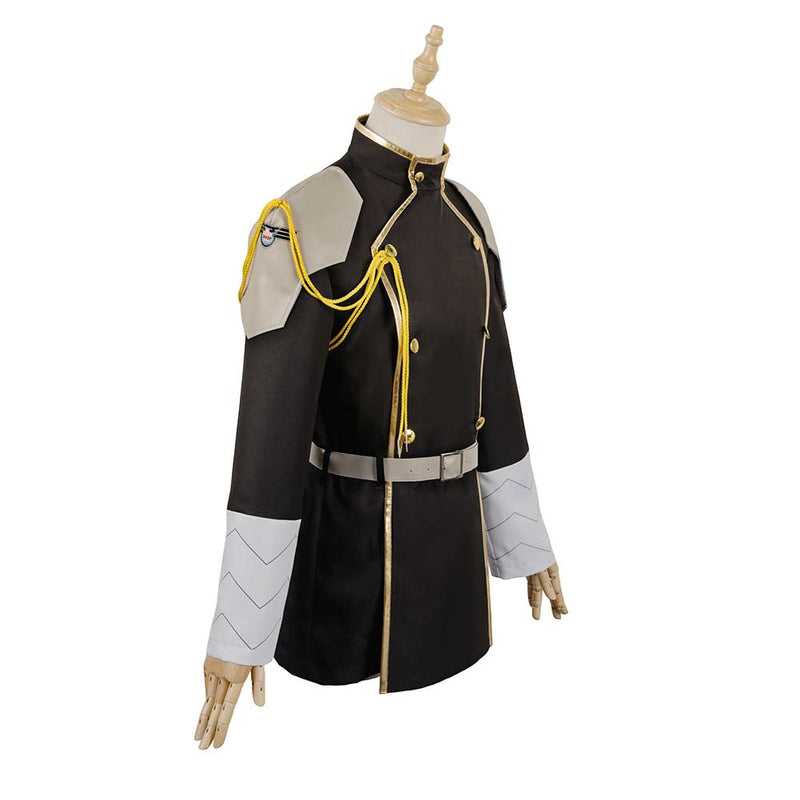 Kaiju No. 8 Anime Soshiro Hoshina Black Coat Party Carnival Halloween Cosplay Costume