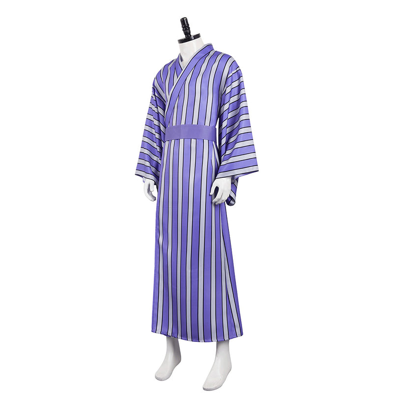 Kaiju No. 8 Anime Soshiro Hoshina Purple Robe Party Carnival Halloween Cosplay Costume