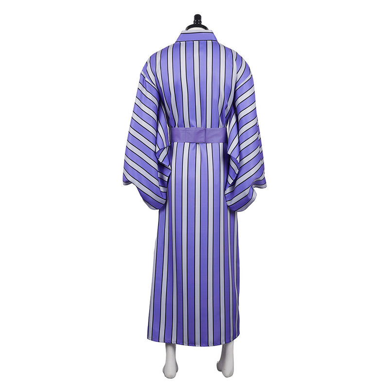 Kaiju No. 8 Anime Soshiro Hoshina Purple Robe Party Carnival Halloween Cosplay Costume