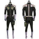 Kaiju No.8 Anime Kafka Hibino Black Uniform Party Carnival Halloween Cosplay Costume