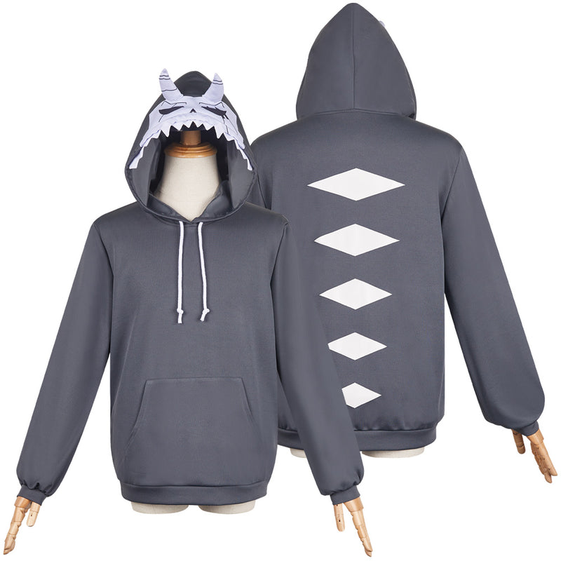 Kaiju No.8 Kafka Hibino Cosplay Hoodie 3D Printed Hooded Sweatshirt Men Women Casual Streetwear Pullover