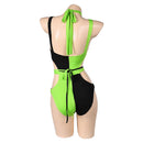 Kim Possible TV Shego Women Green Sexy Swimsuit Party Carnival Halloween Cosplay Costume