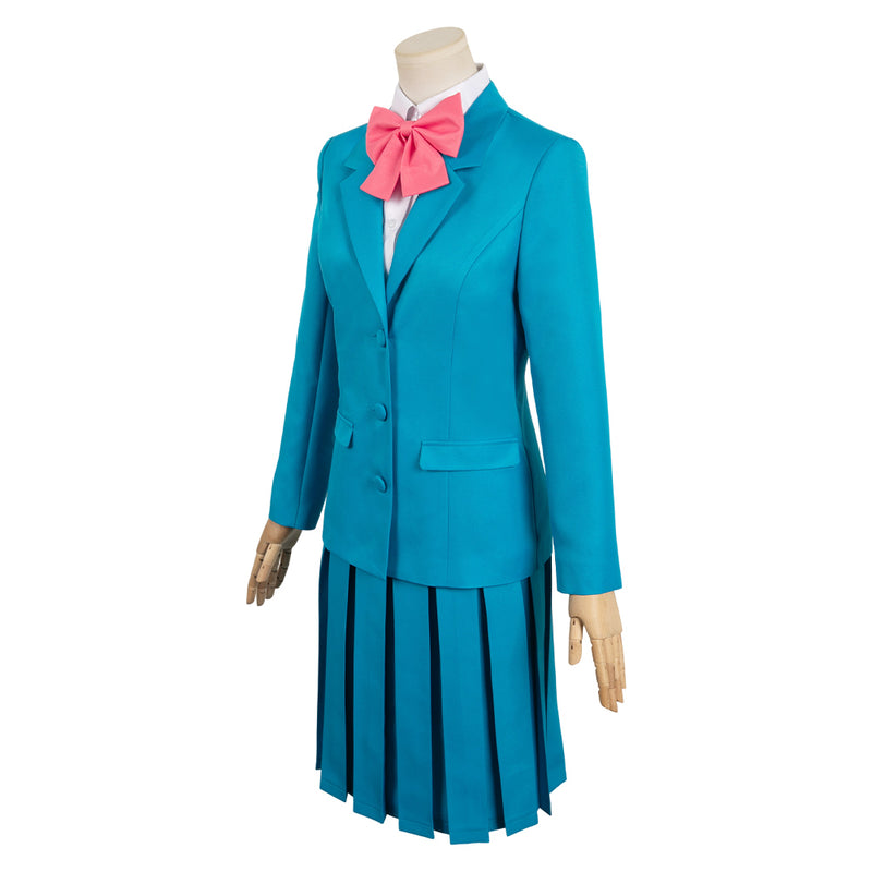 Kimi ni Todoke: From Me to You 2024 Anime Kuronuma Sawako Women Blue Uniform Dress Cosplay Costume