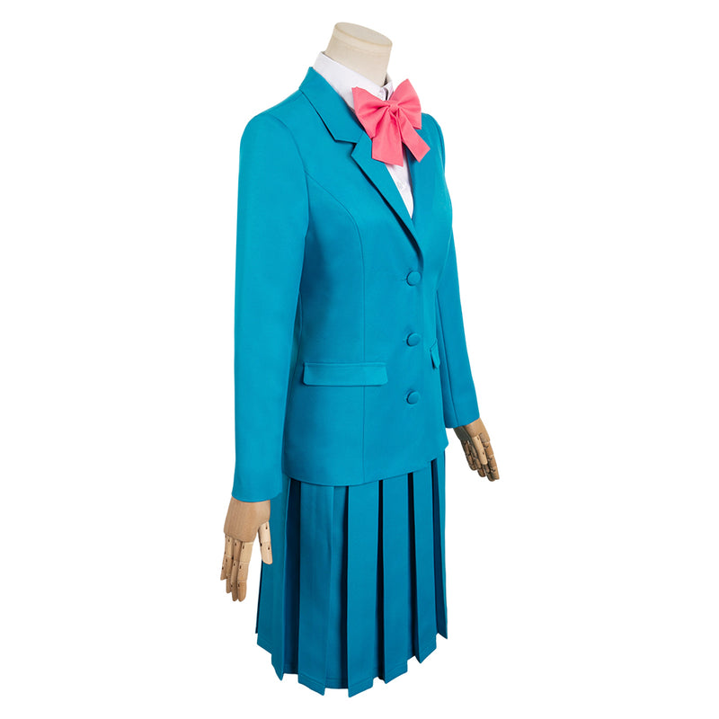 Kimi ni Todoke: From Me to You 2024 Anime Kuronuma Sawako Women Blue Uniform Dress Cosplay Costume