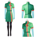 Knights of Guinevere Andi Green Outfit Women Carnival Halloween Cosplay Costume