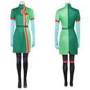 Knights of Guinevere Andi Green Outfit Women Carnival Halloween Cosplay Costume