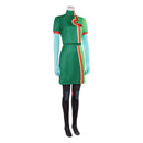 Knights of Guinevere Andi Green Outfit Women Carnival Halloween Cosplay Costume