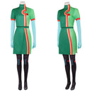 Knights of Guinevere Andi Green Outfit Women Carnival Halloween Cosplay Costume