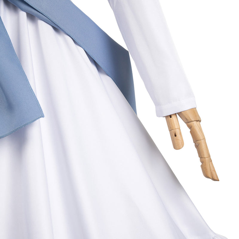 Kono Subarashii Sekai ni Shukufuku wo! Anime Eris Women White And Blue Dress Cosplay Costume