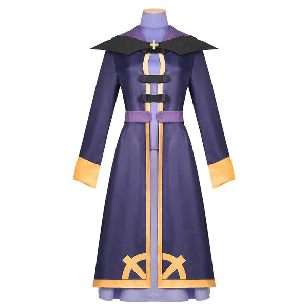 Konosuba: God's Blessing on this Wonderful World! Anime Wiz Women Purple Outfit Cosplay Costume