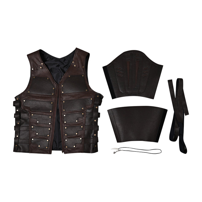 Kraven the Hunter Kraven Black Vest Set Carnival Halloween Cosplay Costume